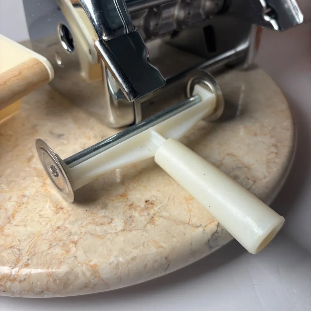 Imperia Ravioli Maker Attachment OS Silver Chrome Italian Pasta Machine